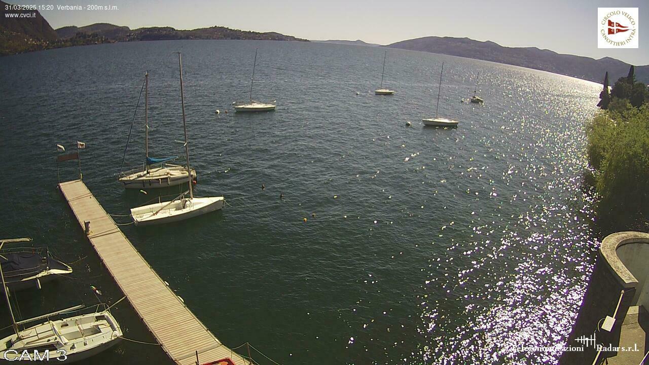 Webcam Verbania, Lungolago - Circolo Velico Canottieri Intra