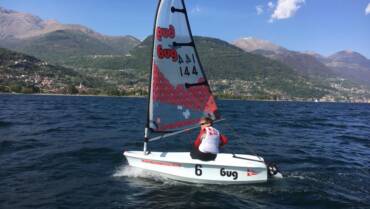 Esordio stagionale per la squadra agonistica laser bug al campionato zonale a Dongo