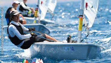 Esulta Lucia Nicolini, tricolore di vela