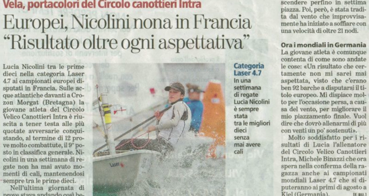 Europei, Nicolini nona in Francia