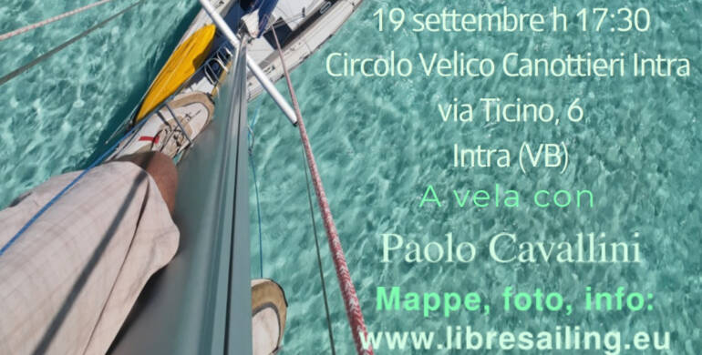 Sabato 19/09 – A vela con Paolo cavallini